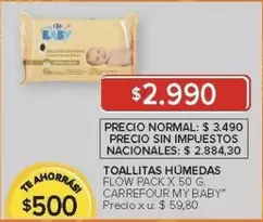 Flow - TOALLITAS HÚMEDAS