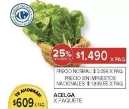 X$ - Acelga