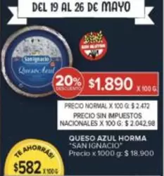San Ignacio - Queso Azul Horma