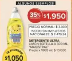 Magistral - DETERGENTE ULTRA LIMON BOTELLA