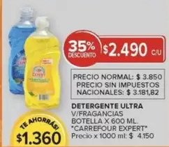 Carrefour - Detergente Ultra V/Fragancias
