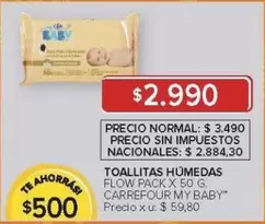 Flow - TOALLITAS HÚMEDAS FLOW PACK