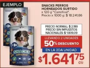 Carrefour - SNACKS PERROS HORNEADOS SURTIDO