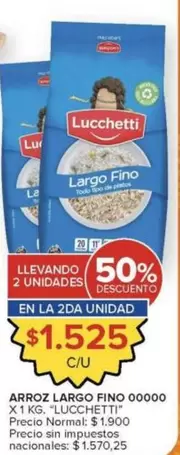 Lucchetti - ARROZ LARGO FINO 00000
