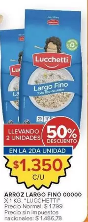 Lucchetti - Arroz Largo Fino