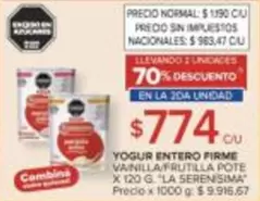 X$ - YOGUR ENTERO FIRME