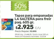 La Salteña - Tapas para empanadas para freir paq.