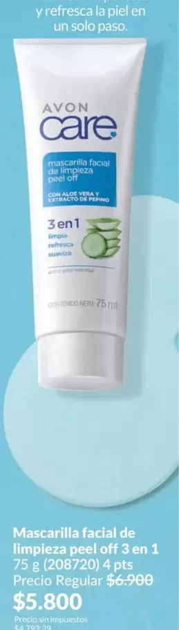 Solo - Mascarilla facial de limpieza peel off 3 en 1 75 g (208720)