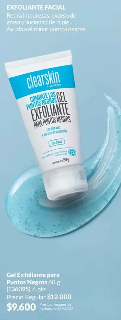Gel Exfoliante para Puntos Negros
