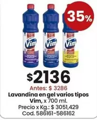 Vim - Lavanding en gel varios tipos