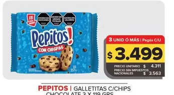 Pepitos - Galletitas con chispas