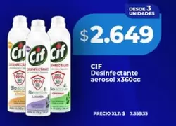 Cif - Desinfectante aerosol