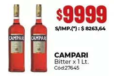 Campari - Bitter x 1 Lt. Cód:27645