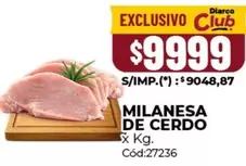 MILANESA DE CERDO
