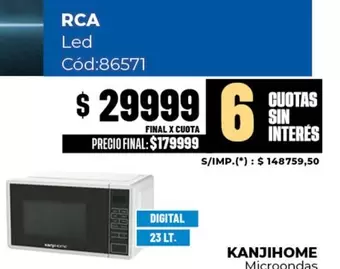 RCA -  Led Cód:86571