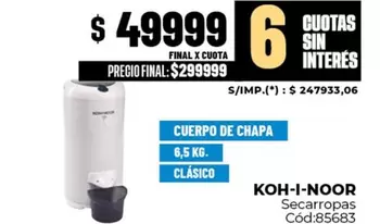 Koh-i-noor - Secarropas C
uevo:85683