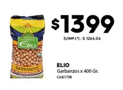 Elio - Garbanzos Cód:1708