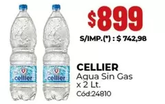 Cellier - Aqua Sin Gas x 2 Lt. Cód:24810