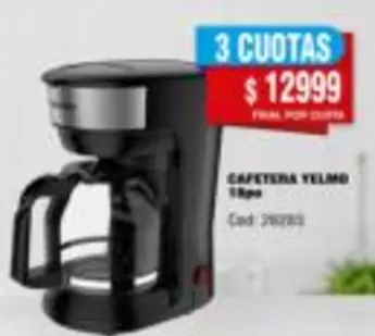Yelmo - CAFETERA YELMO 1.5l Cod: 28283