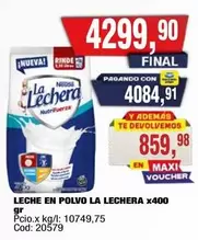La Lechera - LECHE EN POLVO LA LECHERA x400 GR