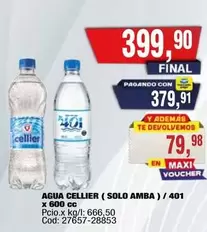 Cellier - AGUA CELLIER ( SOLO AMBA ) / 401