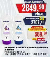 Estrella - SHAMPOO Y ADONCICIONADOR, Cod: 28840-28842-28841-28838-28839