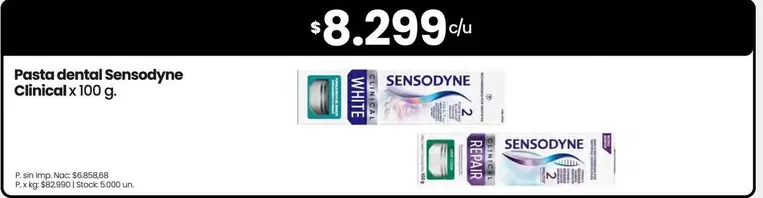 Sensodyne - Pasta dental Clinical