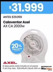 Axel - Caloventor AX CA 2000w