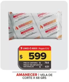 Amanecer - Vela De Corte