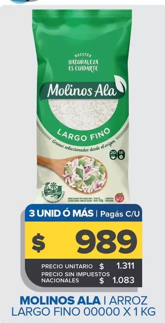 Molinos Ala - Arroz Largo Fino 00000 