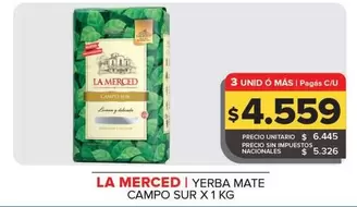 La Merced - Yerba Mate Campo 
