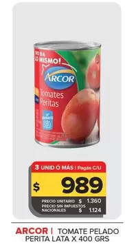 Arcor - Tomate Pelado Perita 