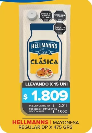 Hellmann's - Mayonesa Clásica