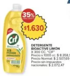 Cif - DETERGENTE BIOACTIVE LIMON