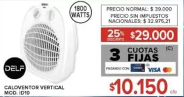 CALOVENTOR VERTICAL MOD. ID10