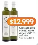 X$ - Aceite de oliva extra virgen