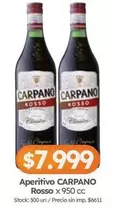 Carpano - Aperitivo Rosso