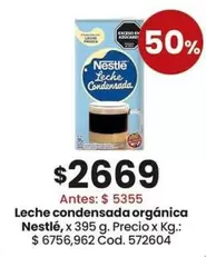 Nestlé - Leche condensada orgánica