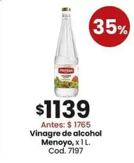Menoyo - Vinagre de alcohol Cod. 7197