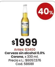 Corona - Cerveza sin alcohol 0.0% x 330 ml.