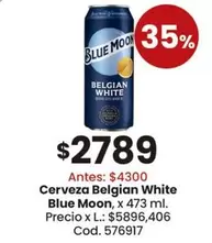 X$ - Cerveza Belgian White