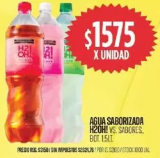 X$ - AGUA SABORIZADA