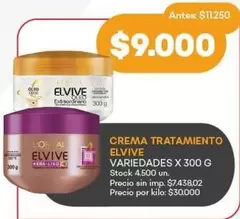 Elvive - CREMA TRATAMIENTO