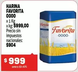 Favorita - HARINA FAVORITA 0000
