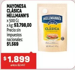 Hellmann's - MAYONESA CLÁSICA