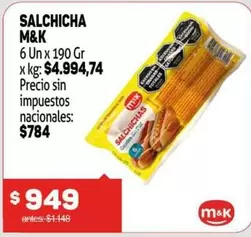 M&K - SALCHICHA