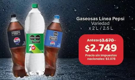 Pepsi - Gaseosas