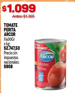 Arcor - TOMATE PERITA