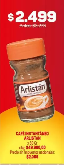 Arlistán - CAFÉ INSTANTÁNEO