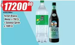 Fernet Branca - Menta + Gaseosa Sprite